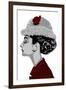 Audrey Hepburn - I Believe in Red-Emily Gray-Framed Giclee Print