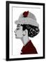 Audrey Hepburn - I Believe in Red-Emily Gray-Framed Giclee Print