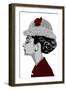 Audrey Hepburn - I Believe in Red-Emily Gray-Framed Giclee Print