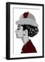 Audrey Hepburn - I Believe in Red-Emily Gray-Framed Premium Giclee Print