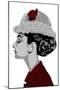 Audrey Hepburn - I Believe in Red-Emily Gray-Mounted Premium Giclee Print