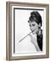 Audrey Hepburn in Breakfast at Tiffany's, 1961-null-Framed Photo