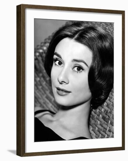 Audrey Hepburn. "Love In the Afternoon" 1957, Directed by Billy Wilder-null-Framed Photographic Print