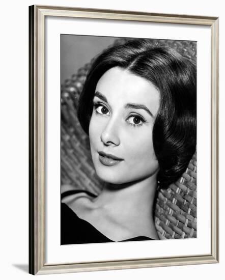 Audrey Hepburn. "Love In the Afternoon" 1957, Directed by Billy Wilder-null-Framed Photographic Print