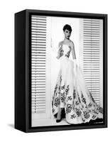 Audrey Hepburn. "Sabrina Fair" 1954, "Sabrina" Directed by Billy Wilder. Custome by Edith Head-null-Framed Stretched Canvas