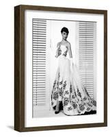 Audrey Hepburn. "Sabrina Fair" 1954, "Sabrina" Directed by Billy Wilder. Custome by Edith Head-null-Framed Photographic Print