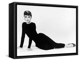 Audrey Hepburn. "Sabrina Fair" 1954, "Sabrina" Directed by Billy Wilder. Diseñador: Givenchy-null-Framed Stretched Canvas