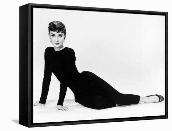 Audrey Hepburn. "Sabrina Fair" 1954, "Sabrina" Directed by Billy Wilder. Diseñador: Givenchy-null-Framed Stretched Canvas