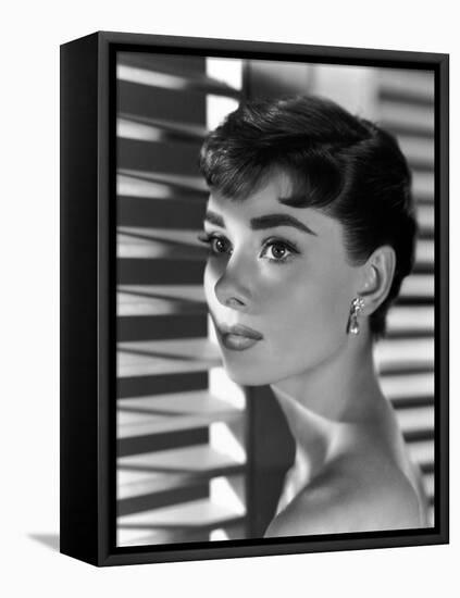 Audrey Hepburn. "Sabrina Fair" 1954, "Sabrina" Directed by Billy Wilder-null-Framed Stretched Canvas