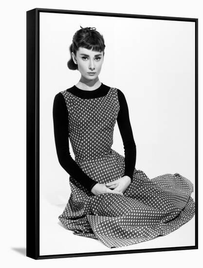 Audrey Hepburn. "Sabrina Fair" 1954, "Sabrina" Directed by Billy Wilder-null-Framed Stretched Canvas