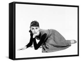 Audrey Hepburn. "Sabrina Fair" 1954, "Sabrina" Directed by Billy Wilder-null-Framed Stretched Canvas