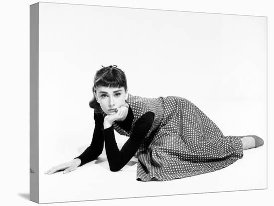 Audrey Hepburn. "Sabrina Fair" 1954, "Sabrina" Directed by Billy Wilder-null-Stretched Canvas