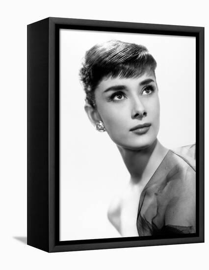 Audrey Hepburn. "Sabrina Fair" 1954, "Sabrina" Directed by Billy Wilder-null-Framed Stretched Canvas