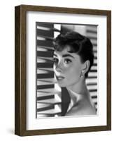 Audrey Hepburn. "Sabrina Fair" 1954, "Sabrina" Directed by Billy Wilder-null-Framed Premium Photographic Print