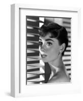 Audrey Hepburn. "Sabrina Fair" 1954, "Sabrina" Directed by Billy Wilder-null-Framed Premium Photographic Print