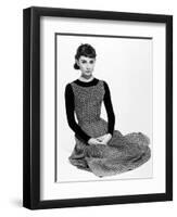 Audrey Hepburn. "Sabrina Fair" 1954, "Sabrina" Directed by Billy Wilder-null-Framed Premium Photographic Print