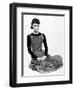 Audrey Hepburn. "Sabrina Fair" 1954, "Sabrina" Directed by Billy Wilder-null-Framed Premium Photographic Print