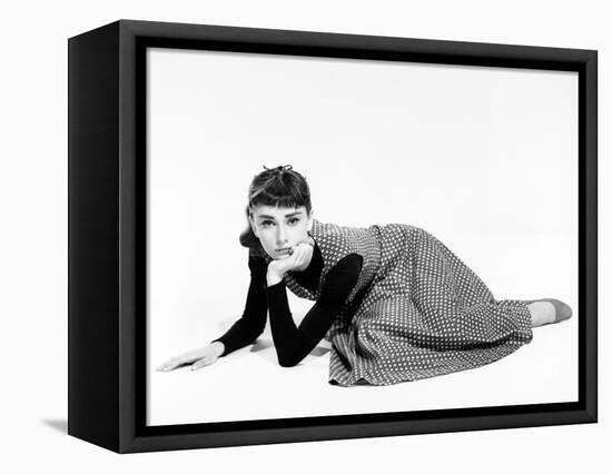 Audrey Hepburn. "Sabrina Fair" 1954, "Sabrina" Directed by Billy Wilder-null-Framed Stretched Canvas