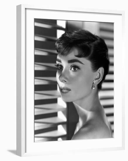 Audrey Hepburn. "Sabrina Fair" 1954, "Sabrina" Directed by Billy Wilder-null-Framed Photographic Print