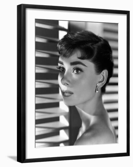 Audrey Hepburn. "Sabrina Fair" 1954, "Sabrina" Directed by Billy Wilder-null-Framed Photographic Print