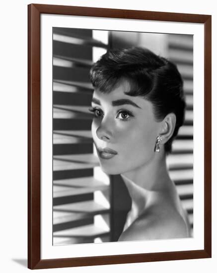 Audrey Hepburn. "Sabrina Fair" 1954, "Sabrina" Directed by Billy Wilder-null-Framed Photographic Print