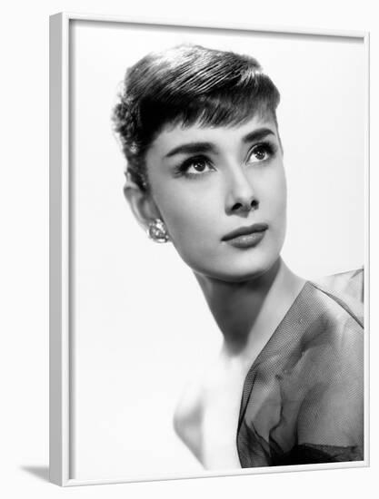 Audrey Hepburn. "Sabrina Fair" 1954, "Sabrina" Directed by Billy Wilder-null-Framed Photographic Print