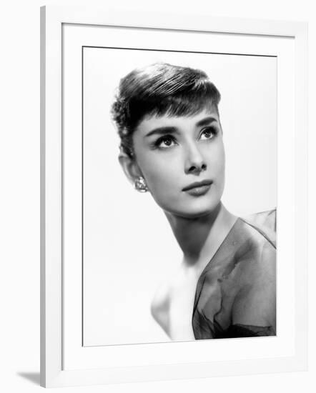 Audrey Hepburn. "Sabrina Fair" 1954, "Sabrina" Directed by Billy Wilder-null-Framed Photographic Print