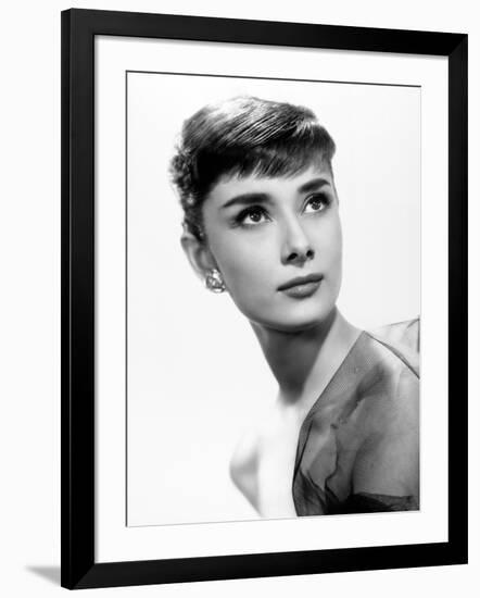 Audrey Hepburn. "Sabrina Fair" 1954, "Sabrina" Directed by Billy Wilder-null-Framed Photographic Print