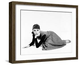 Audrey Hepburn. "Sabrina Fair" 1954, "Sabrina" Directed by Billy Wilder-null-Framed Photographic Print