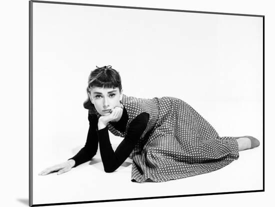 Audrey Hepburn. "Sabrina Fair" 1954, "Sabrina" Directed by Billy Wilder-null-Mounted Photographic Print