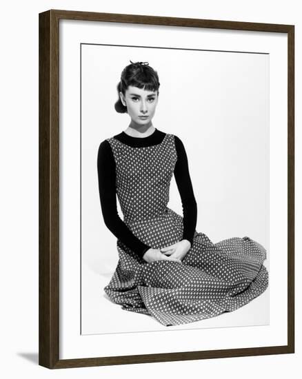 Audrey Hepburn. "Sabrina Fair" 1954, "Sabrina" Directed by Billy Wilder-null-Framed Photographic Print