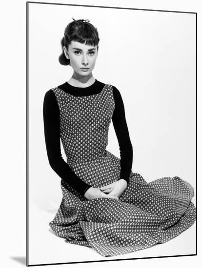 Audrey Hepburn. "Sabrina Fair" 1954, "Sabrina" Directed by Billy Wilder-null-Mounted Photographic Print