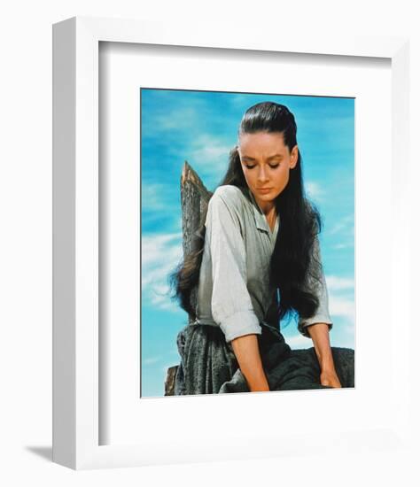 Audrey Hepburn, The Unforgiven (1960)-null-Framed Photo