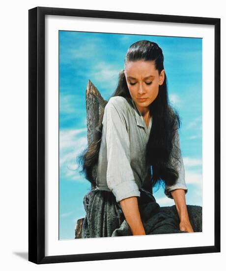 Audrey Hepburn, The Unforgiven (1960)-null-Framed Photo