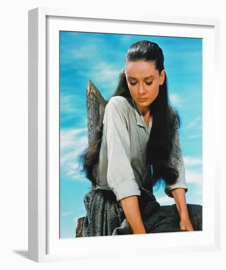 Audrey Hepburn, The Unforgiven (1960)-null-Framed Photo