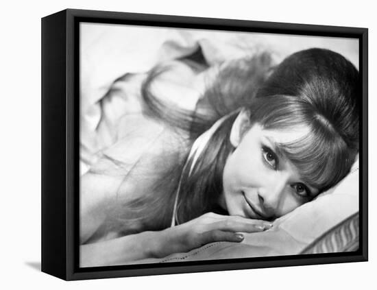 Audrey Hepburn. "Together In Paris" 1964, "Paris-when It Sizzles" Directed by Richard Quine-null-Framed Stretched Canvas