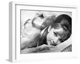 Audrey Hepburn. "Together In Paris" 1964, "Paris-when It Sizzles" Directed by Richard Quine-null-Framed Photographic Print