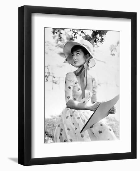 Audrey Hepburn. "War And Peace" 1955, Directed by King Vidor-null-Framed Photographic Print