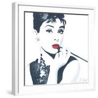 Audrey Hepburn-Bob Celic-Framed Art Print