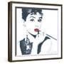 Audrey Hepburn-Bob Celic-Framed Art Print