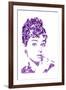 Audrey Hepburn-Cristian Mielu-Framed Art Print