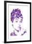 Audrey Hepburn-Cristian Mielu-Framed Art Print