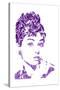 Audrey Hepburn-Cristian Mielu-Stretched Canvas