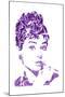 Audrey Hepburn-Cristian Mielu-Mounted Art Print