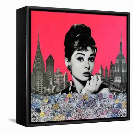 Audrey Hepburn-Anne Storno-Framed Stretched Canvas