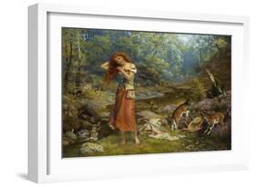 Audrey's Toilet, 1897-Arthur Hughes-Framed Giclee Print