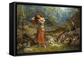 Audrey's Toilet, 1897-Arthur Hughes-Framed Stretched Canvas