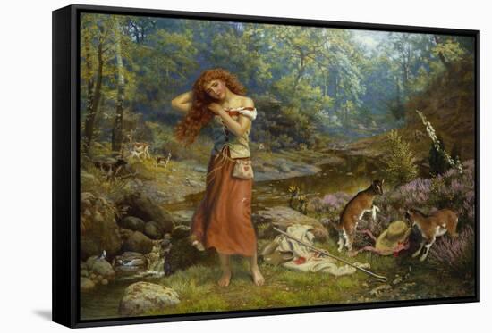 Audrey's Toilet, 1897-Arthur Hughes-Framed Stretched Canvas