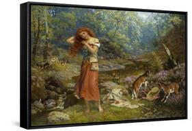 Audrey's Toilet, 1897-Arthur Hughes-Framed Stretched Canvas