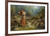 Audrey's Toilet, 1897-Arthur Hughes-Framed Giclee Print